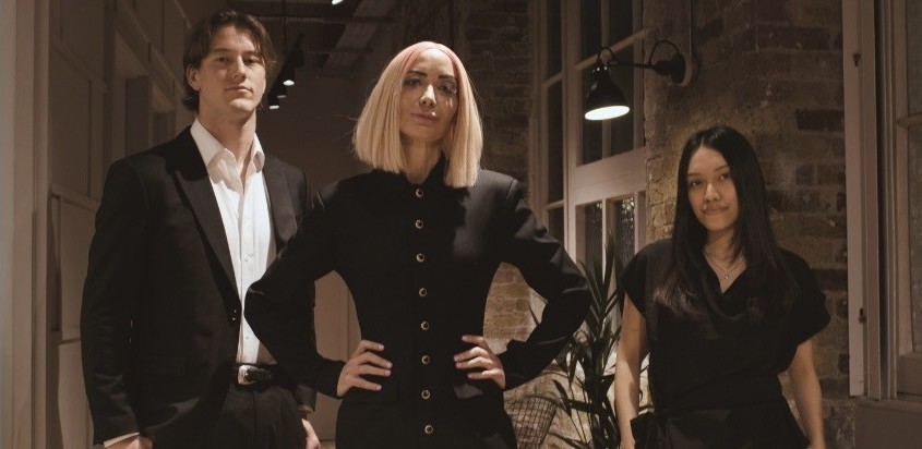 Twinnin co-founders Katrien Grobler, Lan Prijatelj, and William Håkon Berg